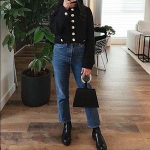 AGOLDE Pinch Waist High Rise Kick in Subdued Size 26